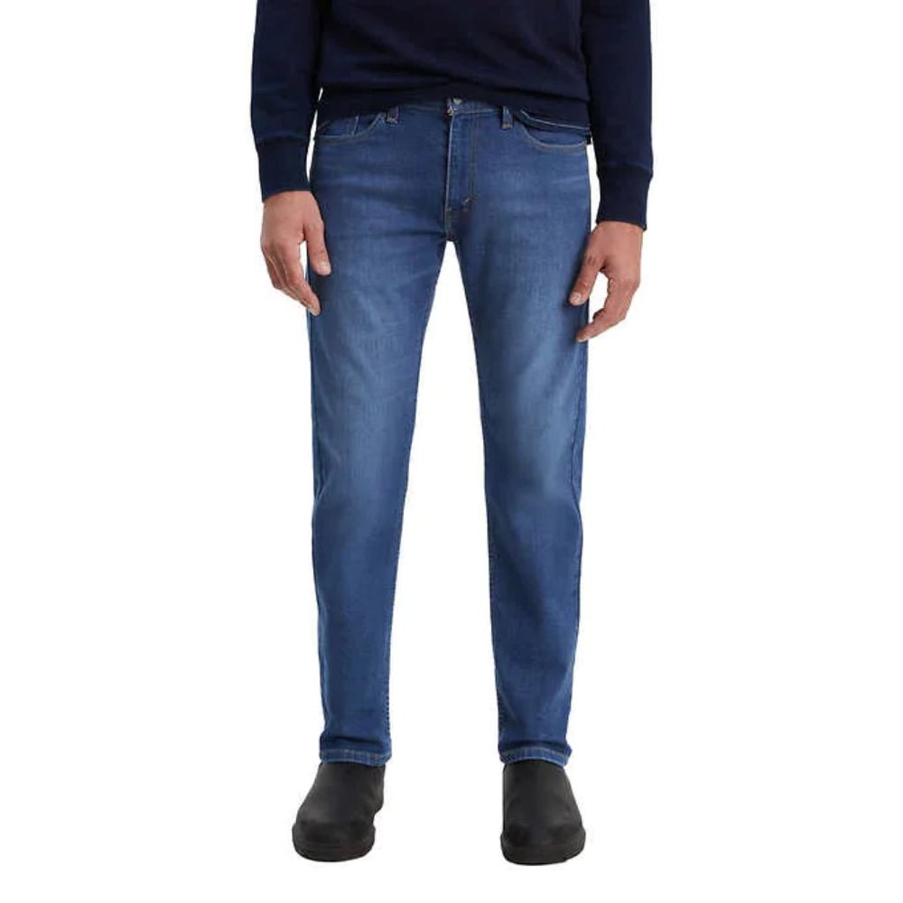 NWT Levi's 505 Regular Fit Stretch Straight Jeans Mens